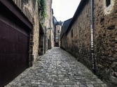 A medieval street in Le Mans